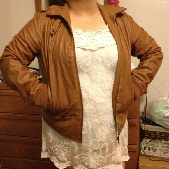 Leather brown Jacket