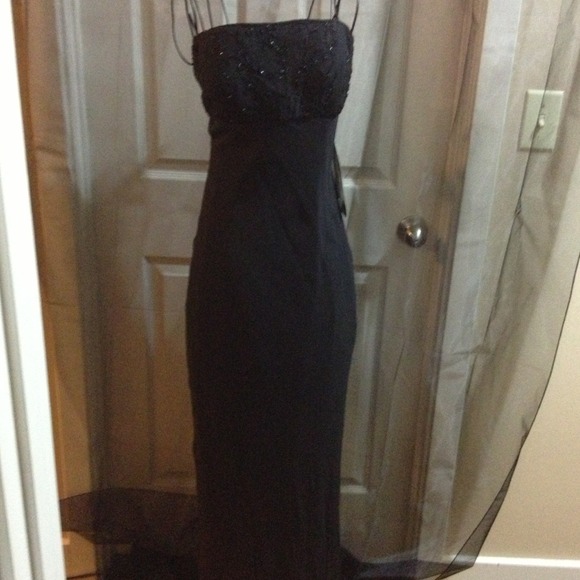 NEW long black dress SAVE $109 off List