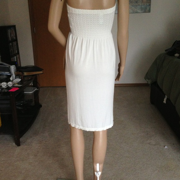 White Halter Dress - Picture 4 of 4