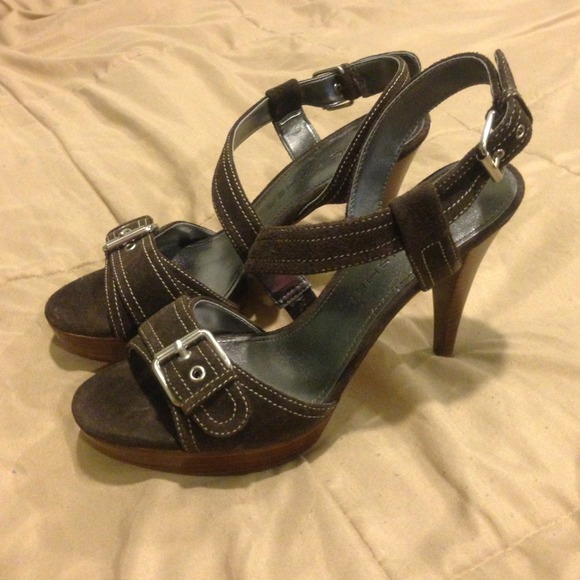 Marc Fisher Shoes - 🚫SOLD🚫 @cvaguirre brown open toed heels