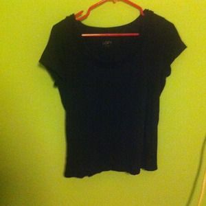 Large Ann Taylor Loft black shirt