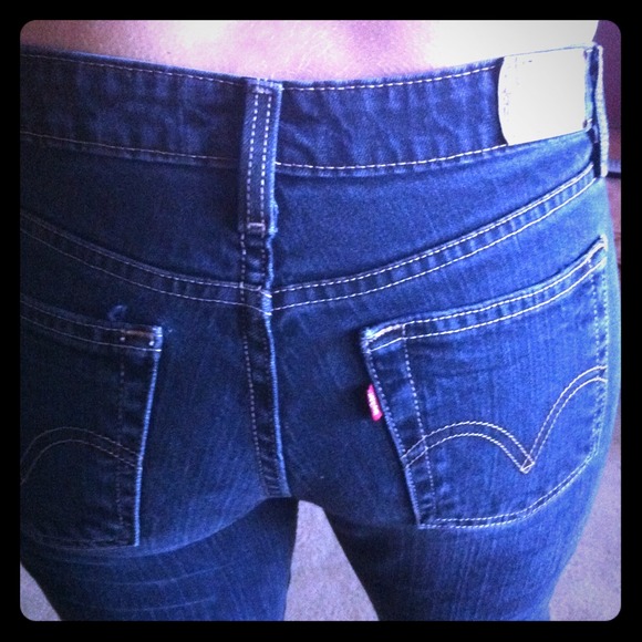 503 skinny Levi dark blue jeans