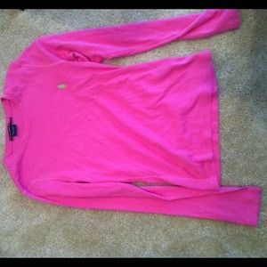 Ralph Lauren polo pink long sleeve shirt