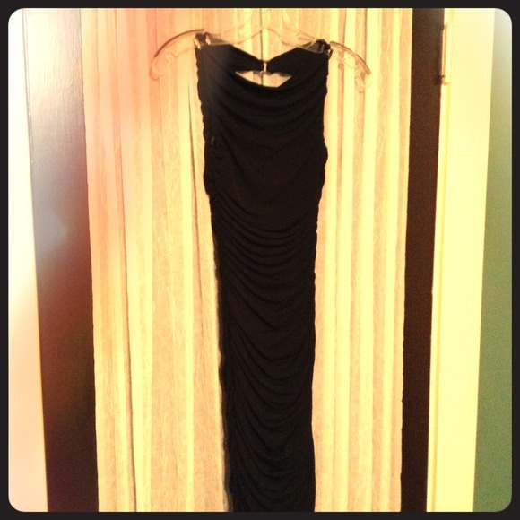Little black dress from Cache.