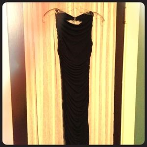 Little black dress from Cache.