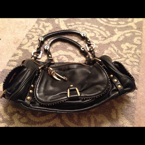 Juicy couture leather black purse