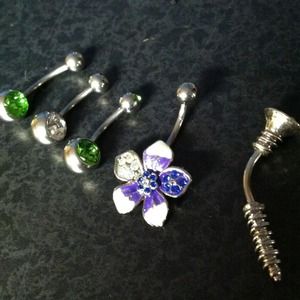 Bundle belly rings