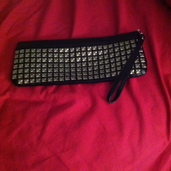Steve Madden studded clutch