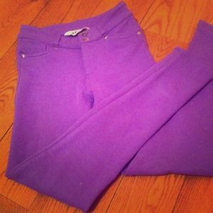 Purple jeggings
