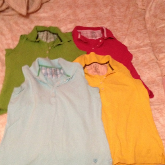 Cutoff sleeve collar shirts