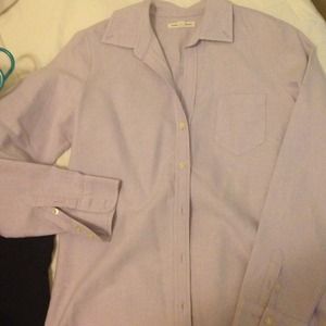 Lavender Oxford Button Up
