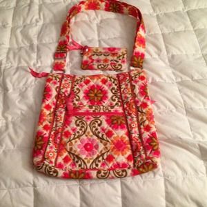 Vera bradley hipster with matching ID wallet