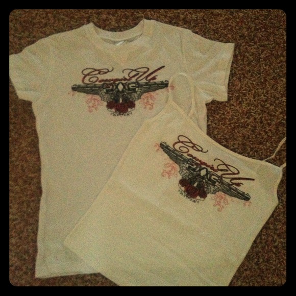Cowgirl up T and tank
