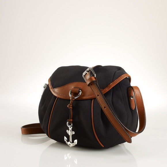 Lauren by Ralph Lauren black Capd'Ail cross body