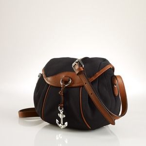 Lauren by Ralph Lauren black Capd'Ail cross body