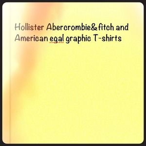 A&e, hollister, Abercrombie &fitch 4 for $20!!