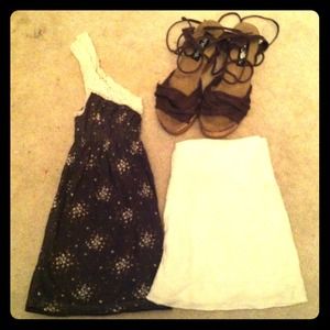 Laced strap floral top