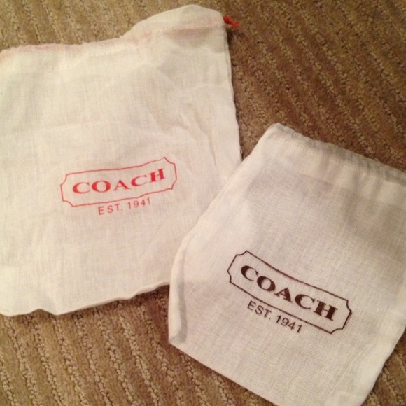 SOLD Small Coach dust bags