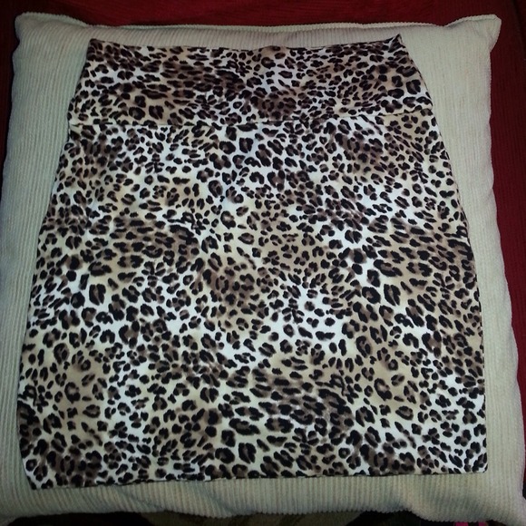 Leopard Print Skirt