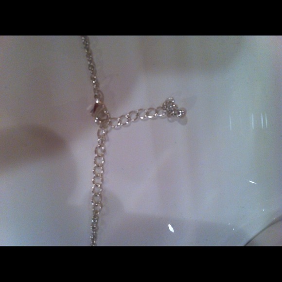 Gem stone heart necklace - Picture 3 of 4