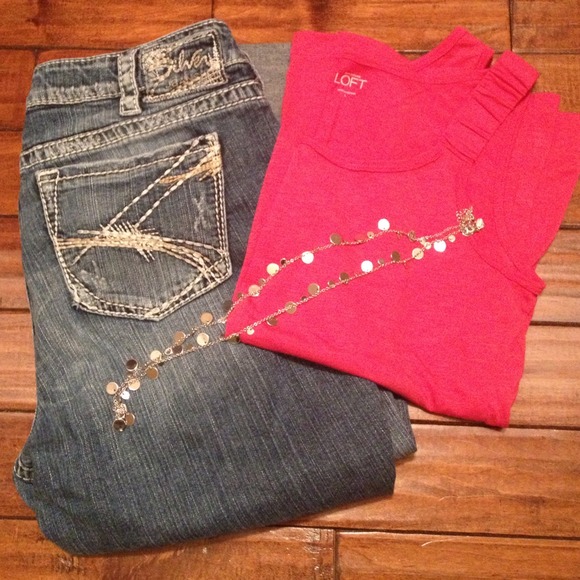 📛SOLD📛Beautiful Pink Tank Top by ANN TAYLOR LOFT - Picture 3 of 4