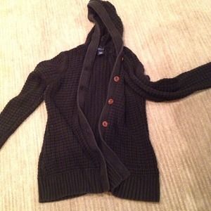 Gap hooded maternity sweater