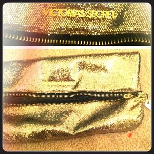 Victoria's Secret Clutch gold sequins