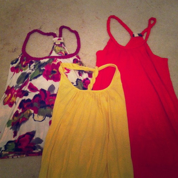 Assorted racer back tanks $5 each