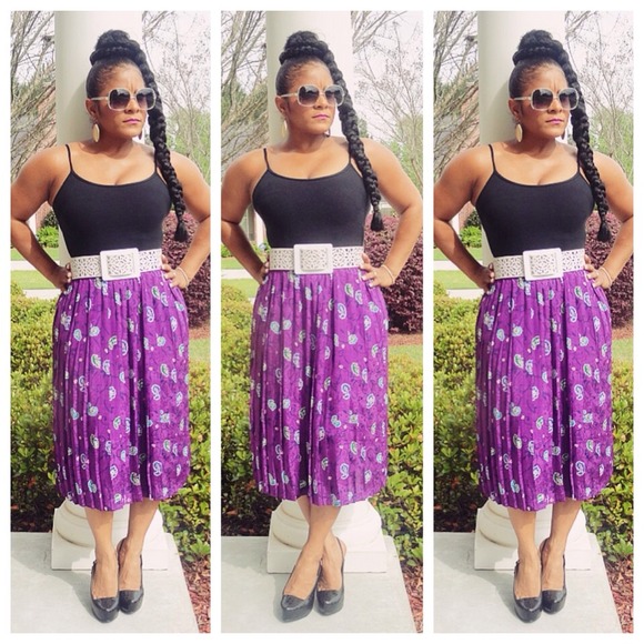 ❌SOLD❌Paisley Midi Skirt