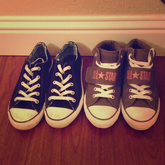 Two pairs of converse for $30.