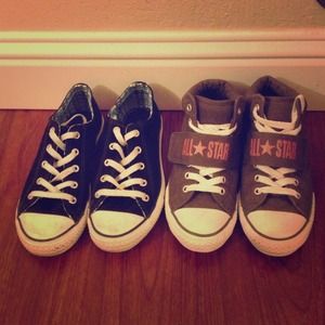 Two pairs of converse for $30.