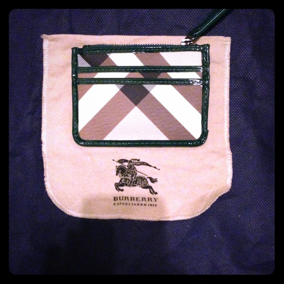Burberry card holder and coin purse