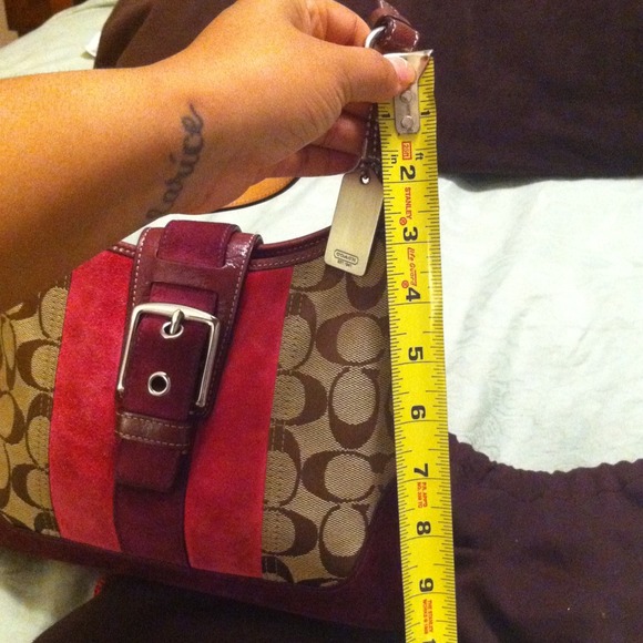 Pink and Purple Coach bag