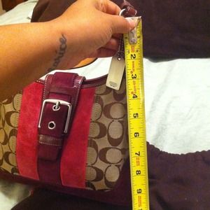 Pink and Purple Coach bag