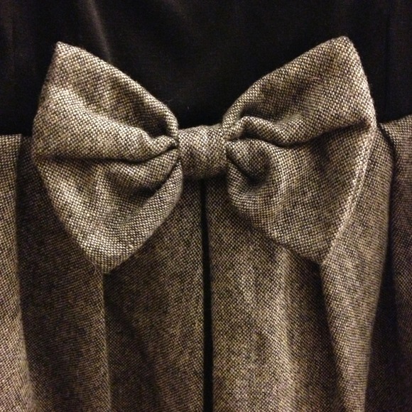 Color block dress with bow - Picture 2 of 2