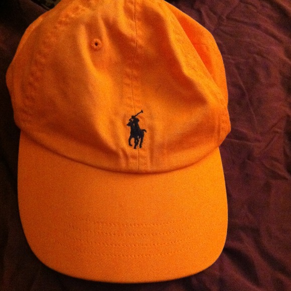 Orange polo hat