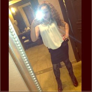 Black Dressy Skirt (WORN ONCE)