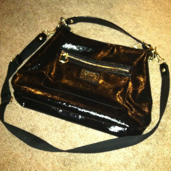 Coach liquid glossy hobo