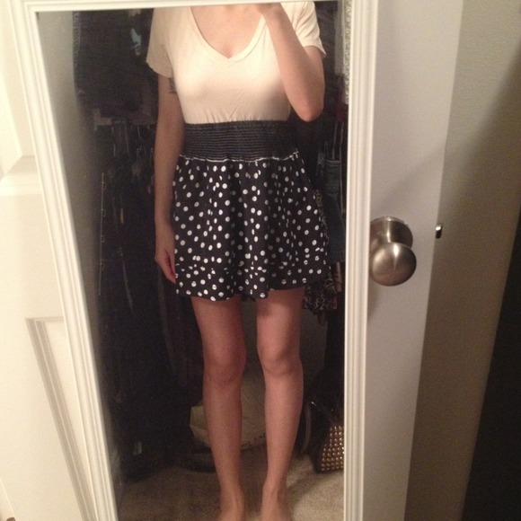 Mimi Chica Polka Dot Printed Skirt - Picture 2 of 2