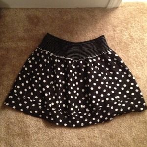 Mimi Chica Polka Dot Printed Skirt