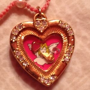 -->SOLD!<-- BETSEY JOHNSON ANGEL NECKLACE!