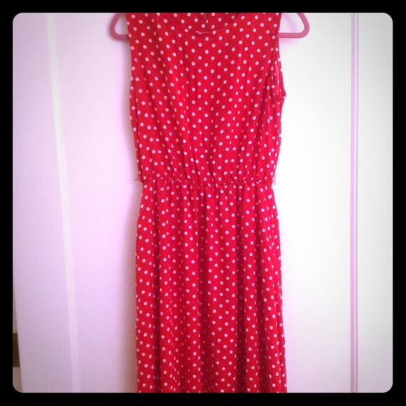 ** SOLD ** Polka Dot Skater Dress