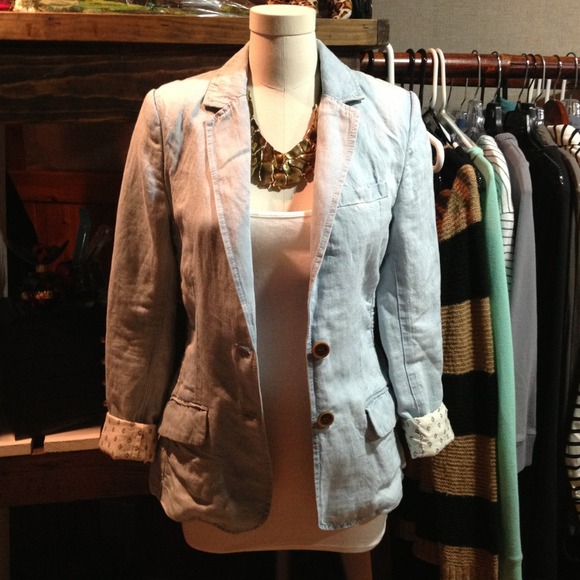 ❌SOLD❌H&M Light Denim Blazer