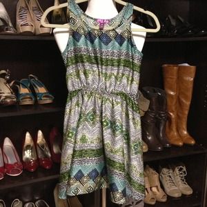 Aqua sleeveless top
