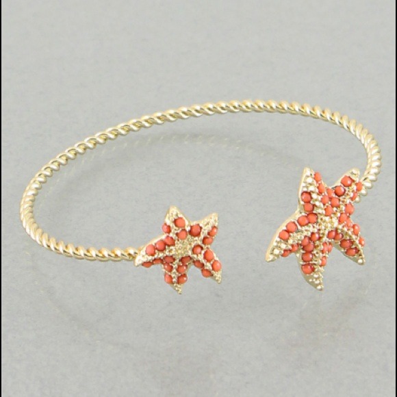 Hannah Beury Jewelry - Coral Starfish Bracelet