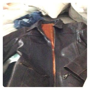 American base clothing leather jacket