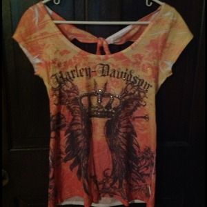 Harley Davidson sparkle tee