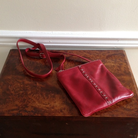 SOLD Bundle Authentic Coach Red Cross-Body Bag - Picture 1 of 3