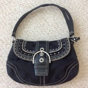 Coach black bag - barely used!