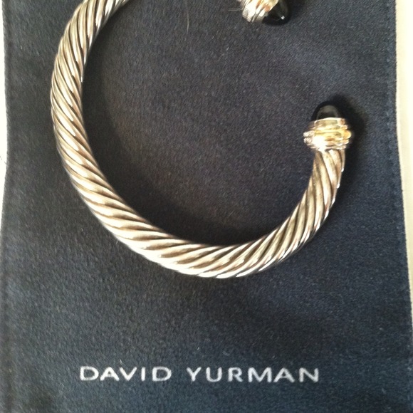 David Yurman Jewelry David Yurman 5mm Cable Bracelet Black Onyx